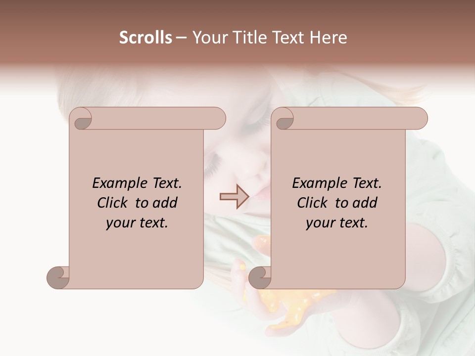 Baby Entertainment Creative PowerPoint Template
