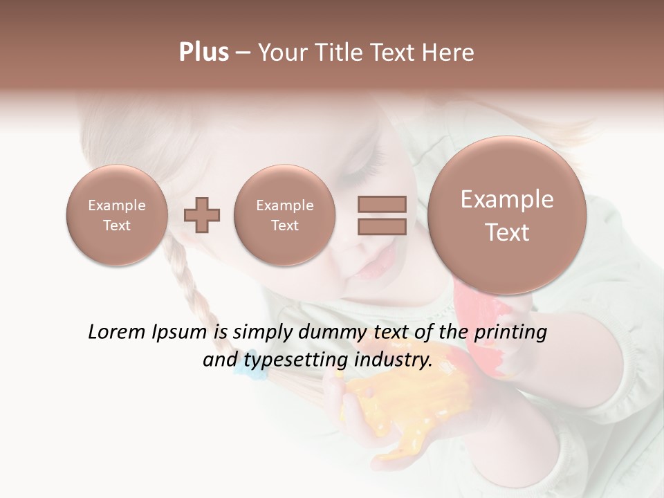 Baby Entertainment Creative PowerPoint Template