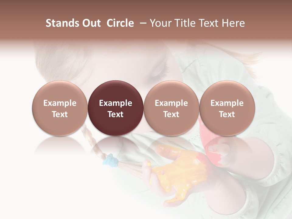 Baby Entertainment Creative PowerPoint Template