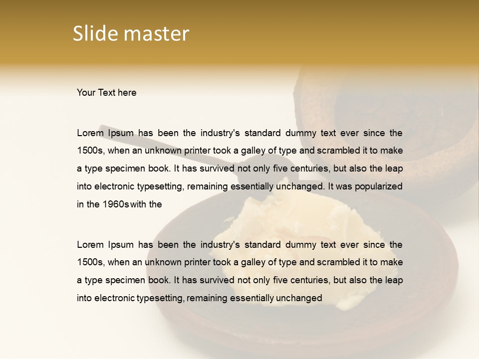 Milk Treatment Harmony PowerPoint Template