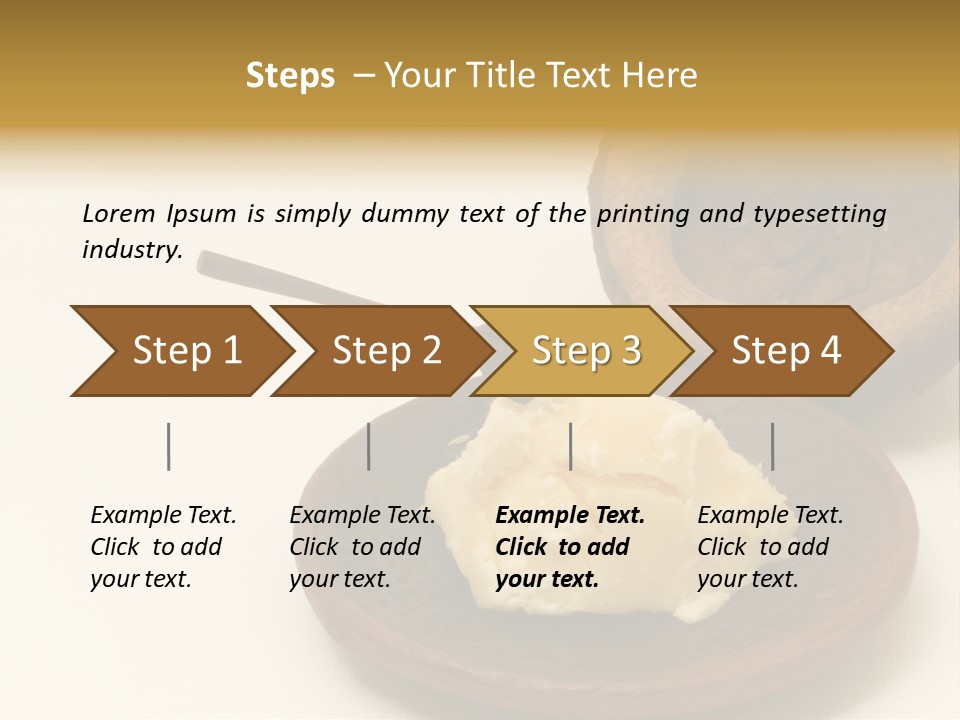Milk Treatment Harmony PowerPoint Template