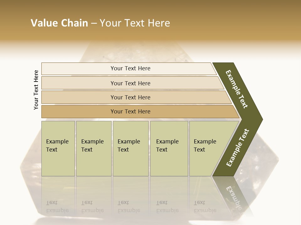 Close Up View Quartz Macro PowerPoint Template