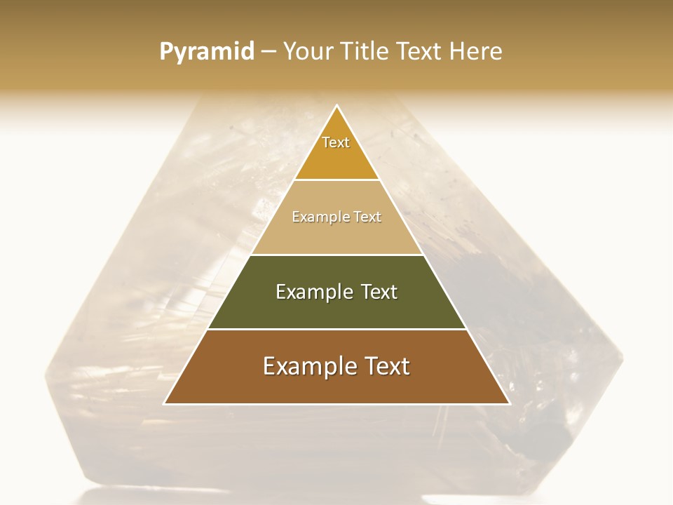 Close Up View Quartz Macro PowerPoint Template