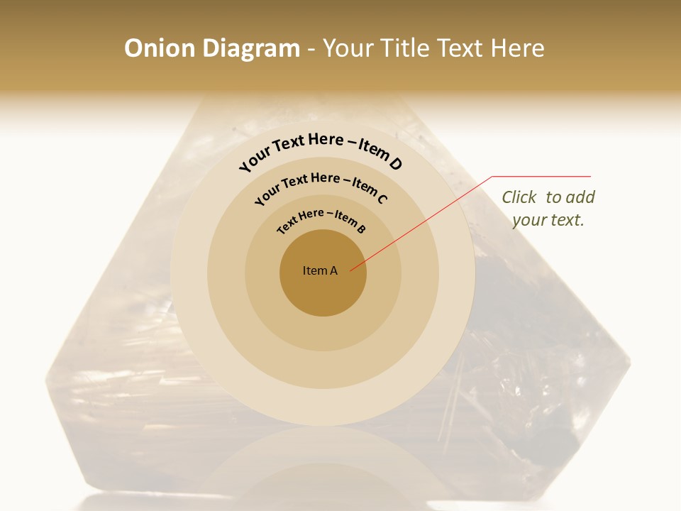 Close Up View Quartz Macro PowerPoint Template