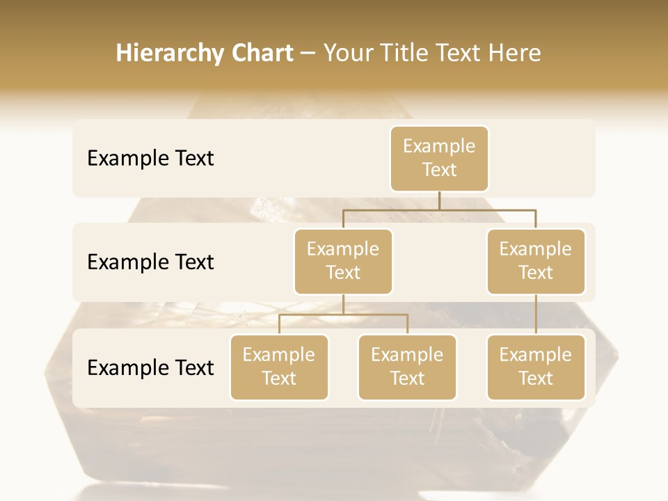 Close Up View Quartz Macro PowerPoint Template