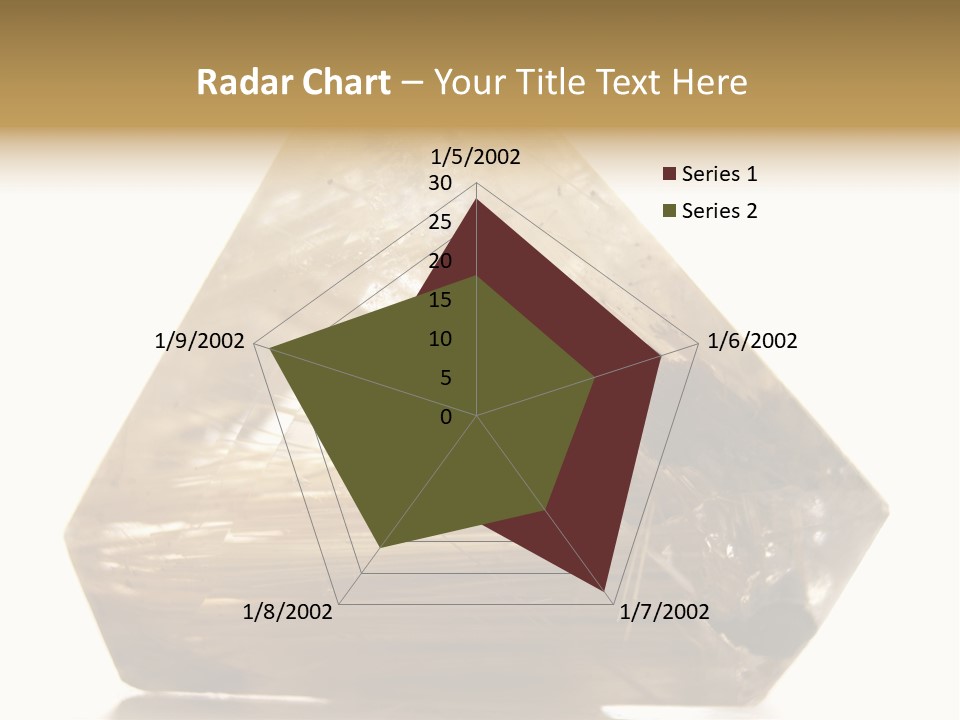 Close Up View Quartz Macro PowerPoint Template