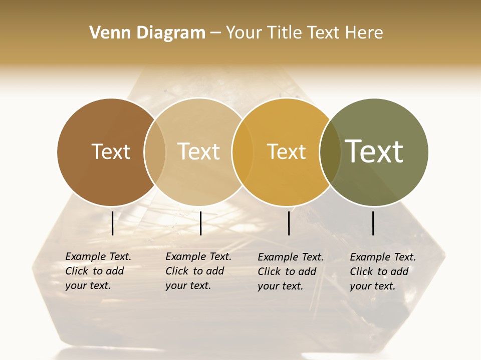 Close Up View Quartz Macro PowerPoint Template
