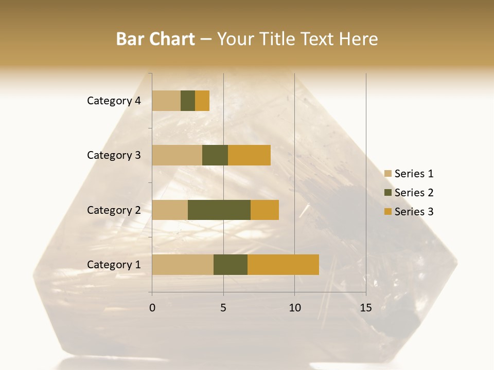 Close Up View Quartz Macro PowerPoint Template