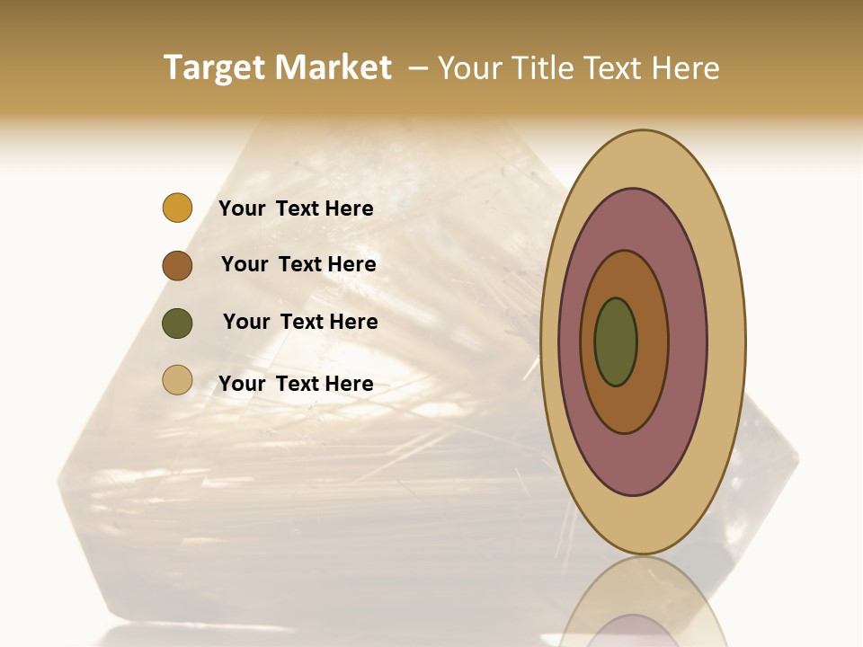 Close Up View Quartz Macro PowerPoint Template