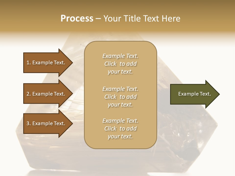 Close Up View Quartz Macro PowerPoint Template