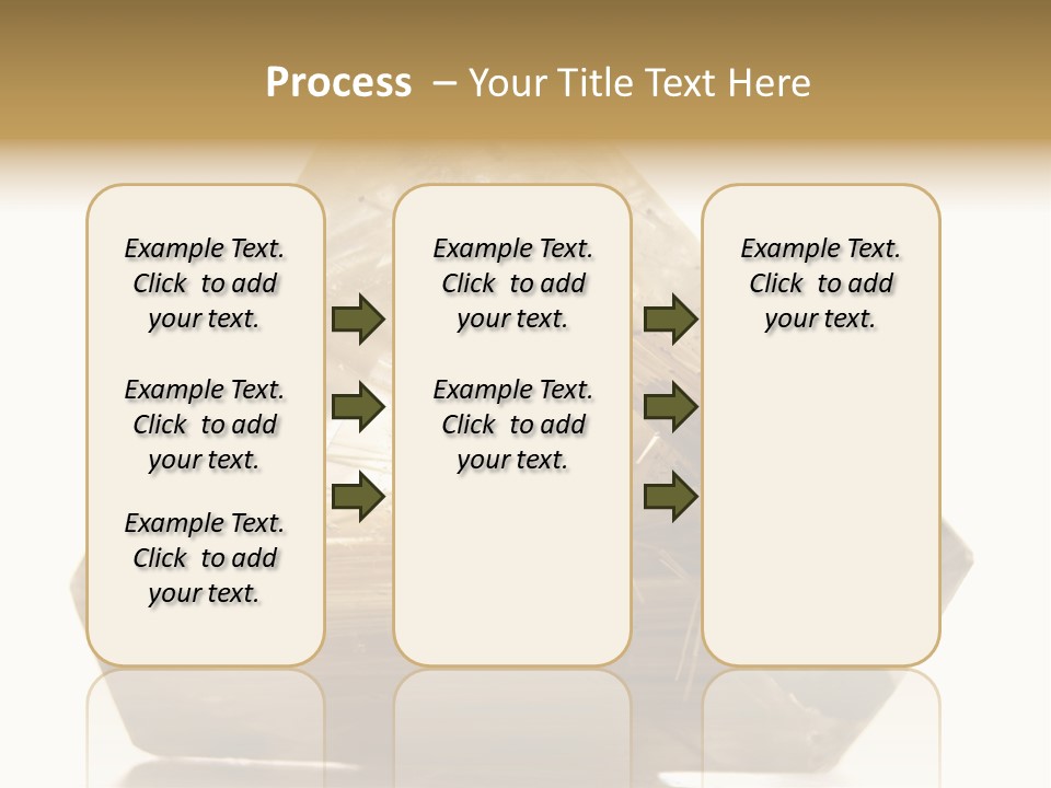 Close Up View Quartz Macro PowerPoint Template