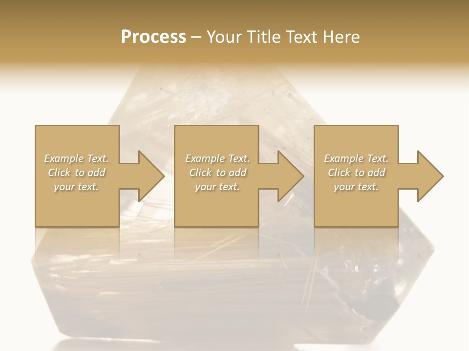 Close Up View Quartz Macro PowerPoint Template