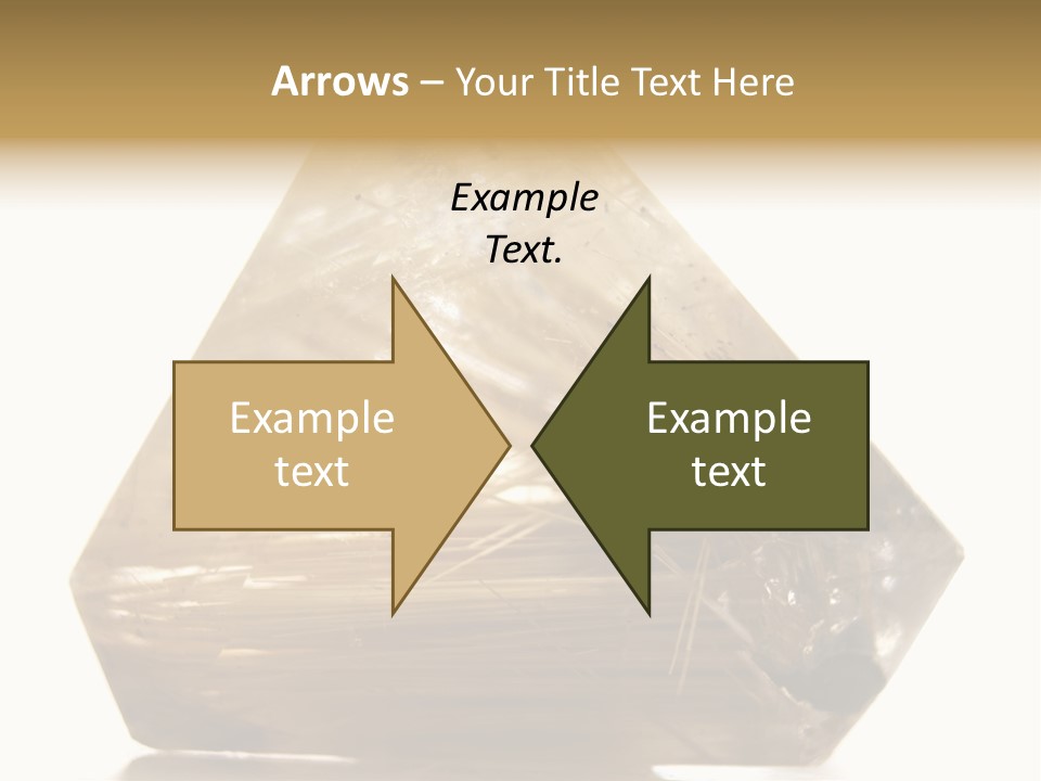 Close Up View Quartz Macro PowerPoint Template