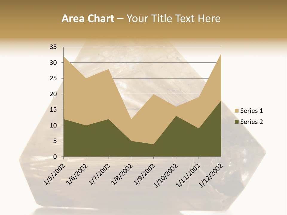 Close Up View Quartz Macro PowerPoint Template