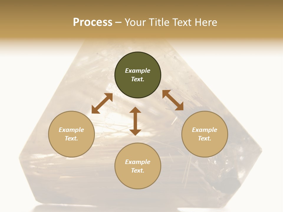 Close Up View Quartz Macro PowerPoint Template
