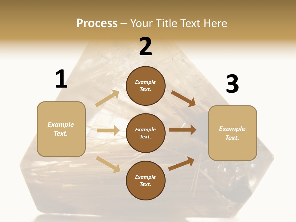 Close Up View Quartz Macro PowerPoint Template