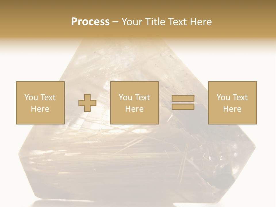 Close Up View Quartz Macro PowerPoint Template