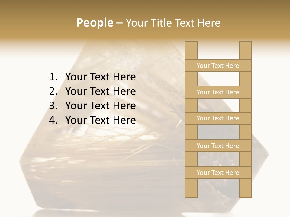 Close Up View Quartz Macro PowerPoint Template