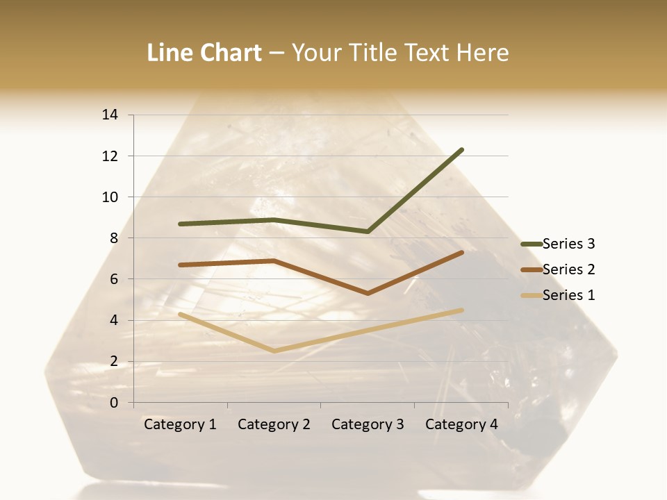 Close Up View Quartz Macro PowerPoint Template
