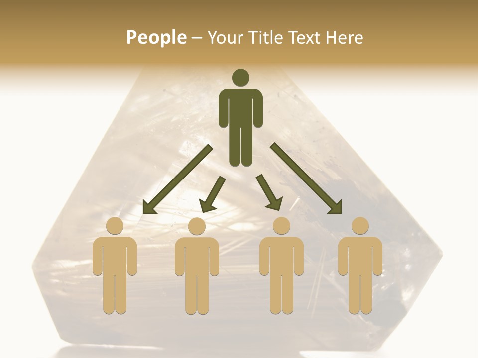 Close Up View Quartz Macro PowerPoint Template