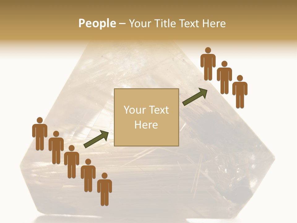 Close Up View Quartz Macro PowerPoint Template