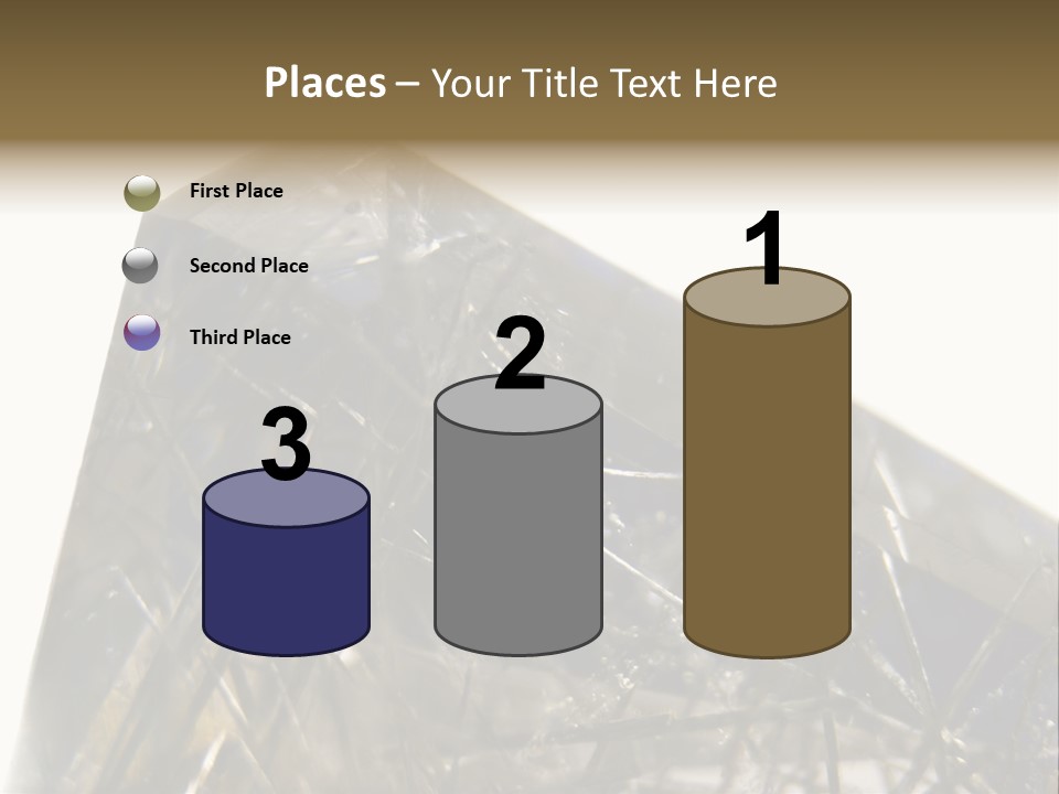 Mineral Black Close Up View PowerPoint Template