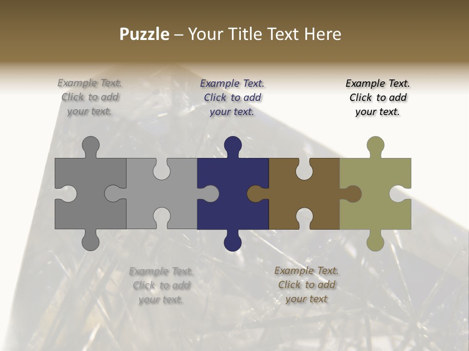 Mineral Black Close Up View PowerPoint Template