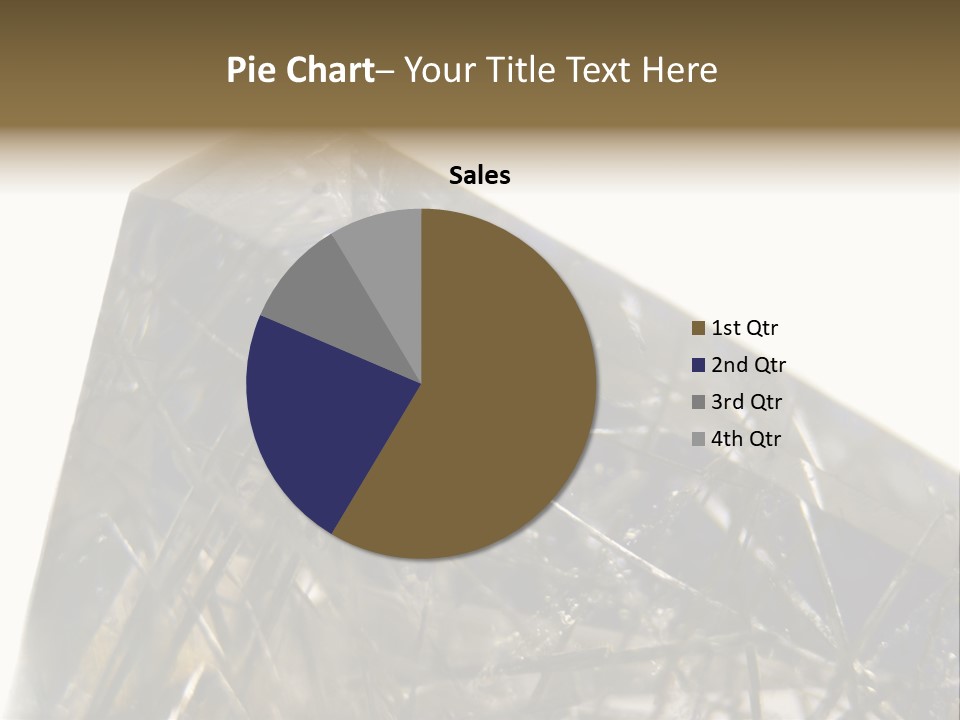 Mineral Black Close Up View PowerPoint Template