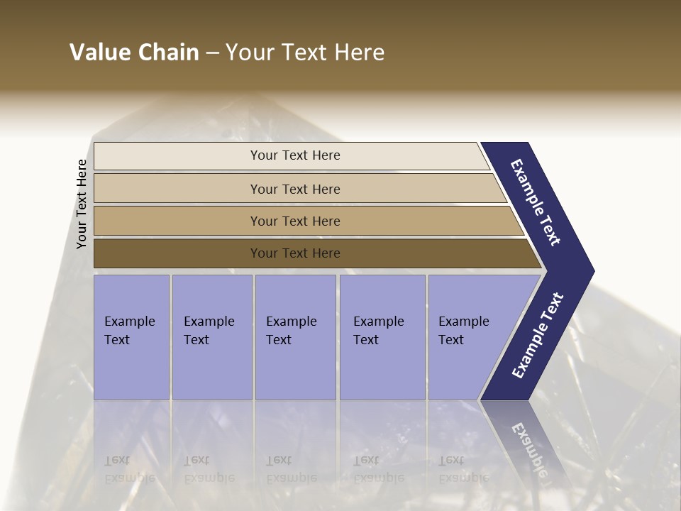 Mineral Black Close Up View PowerPoint Template