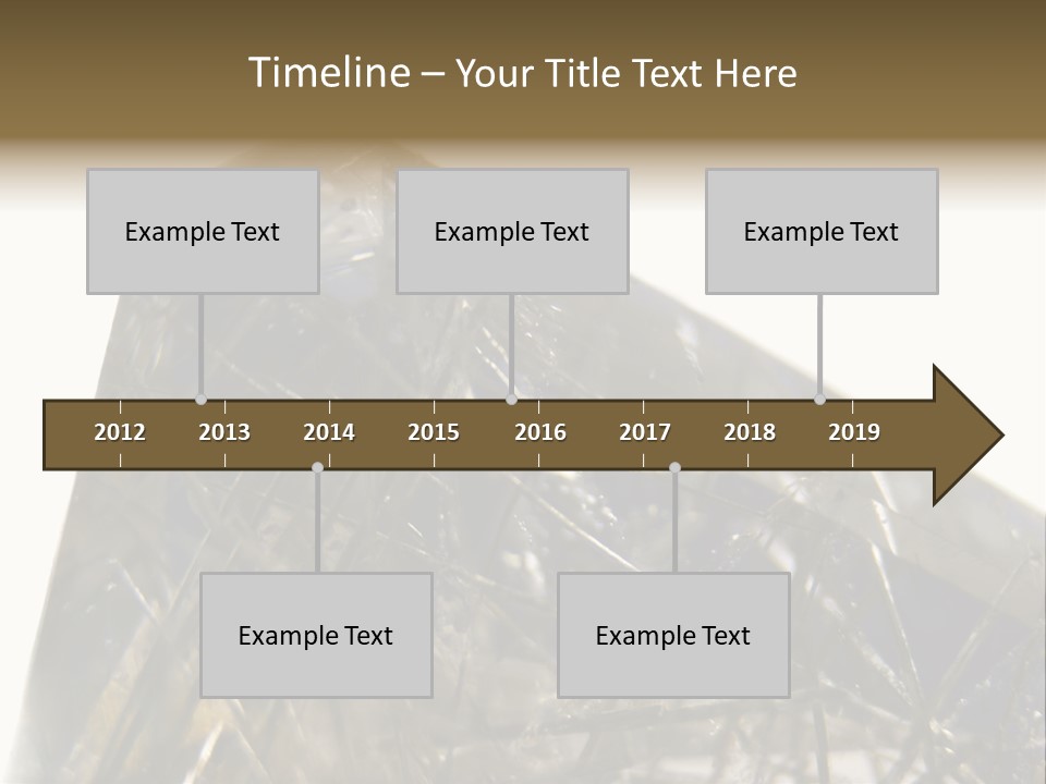 Mineral Black Close Up View PowerPoint Template