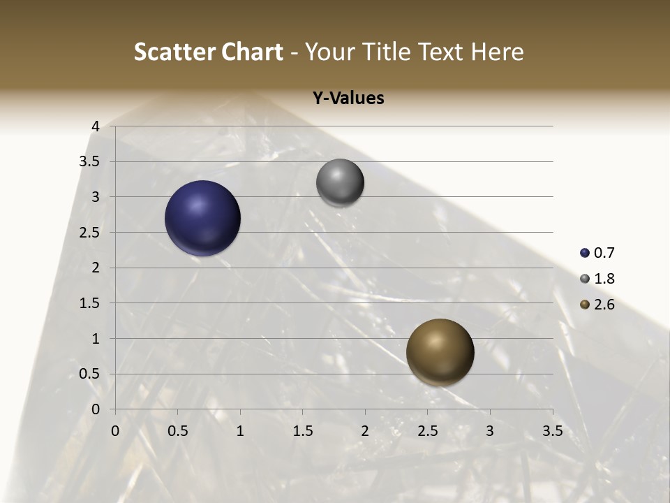 Mineral Black Close Up View PowerPoint Template