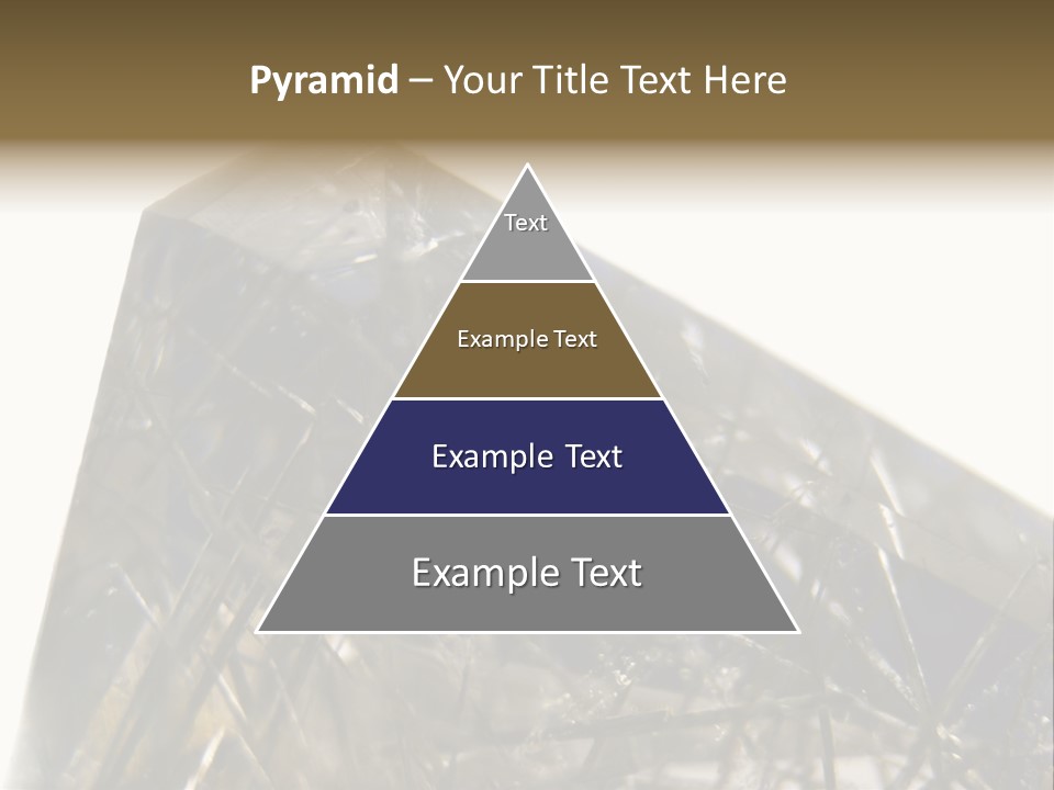 Mineral Black Close Up View PowerPoint Template