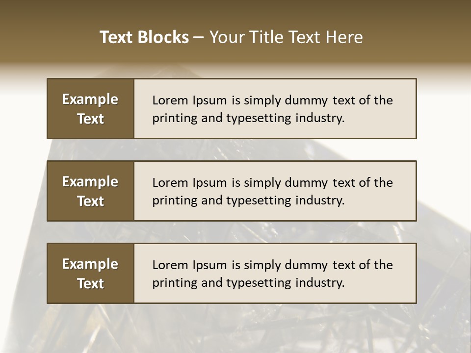 Mineral Black Close Up View PowerPoint Template