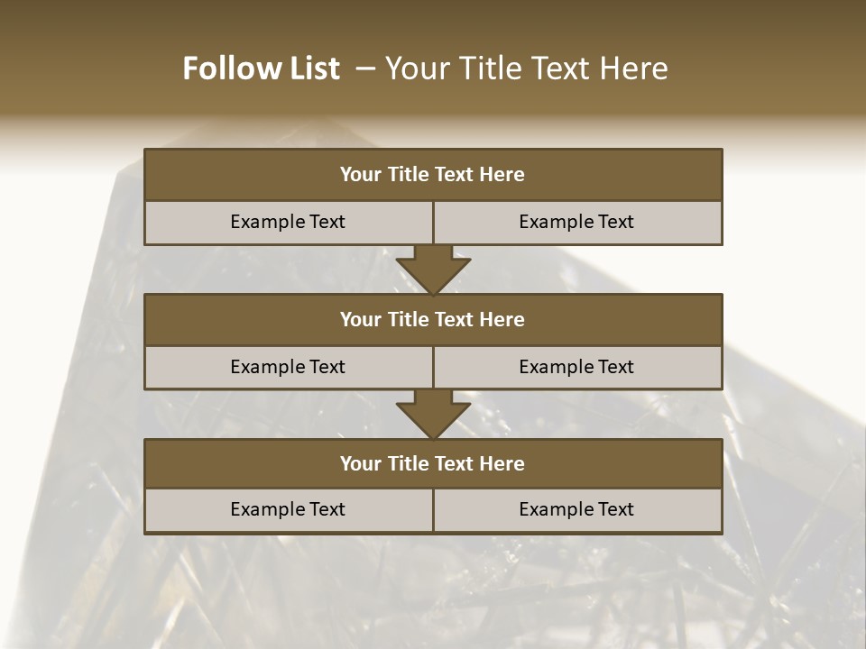 Mineral Black Close Up View PowerPoint Template