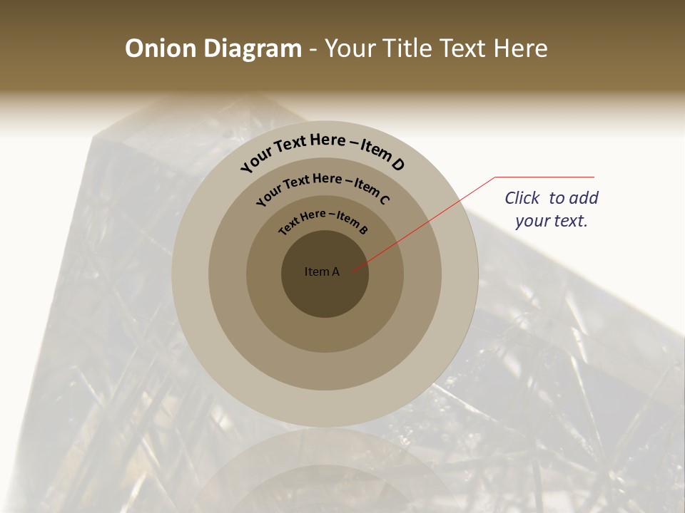 Mineral Black Close Up View PowerPoint Template