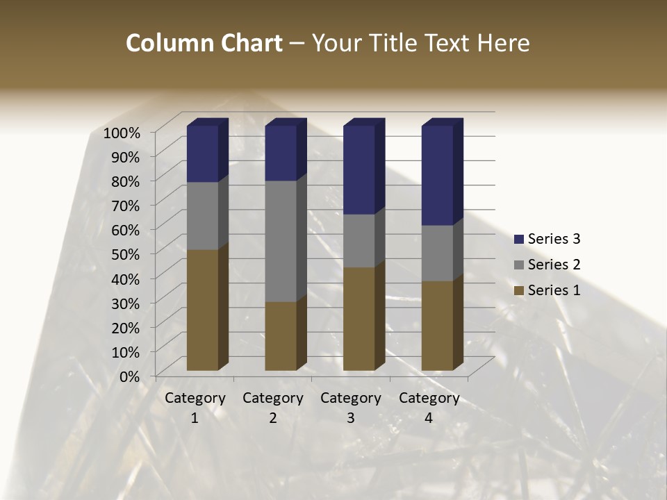 Mineral Black Close Up View PowerPoint Template