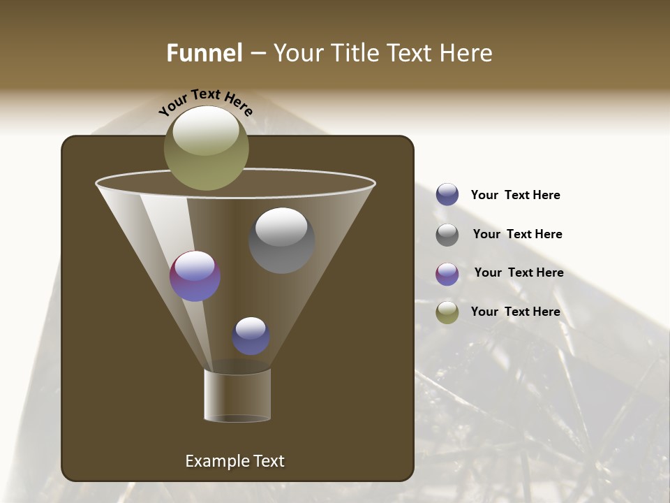 Mineral Black Close Up View PowerPoint Template