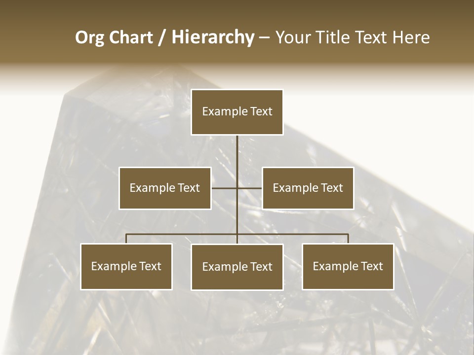 Mineral Black Close Up View PowerPoint Template