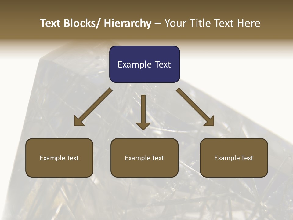 Mineral Black Close Up View PowerPoint Template