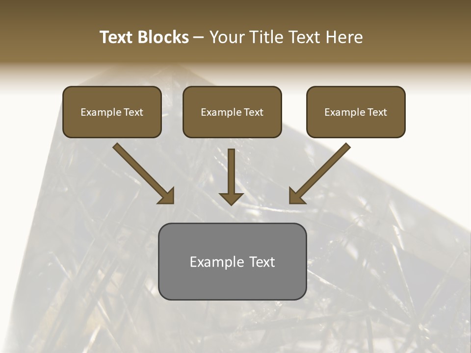 Mineral Black Close Up View PowerPoint Template
