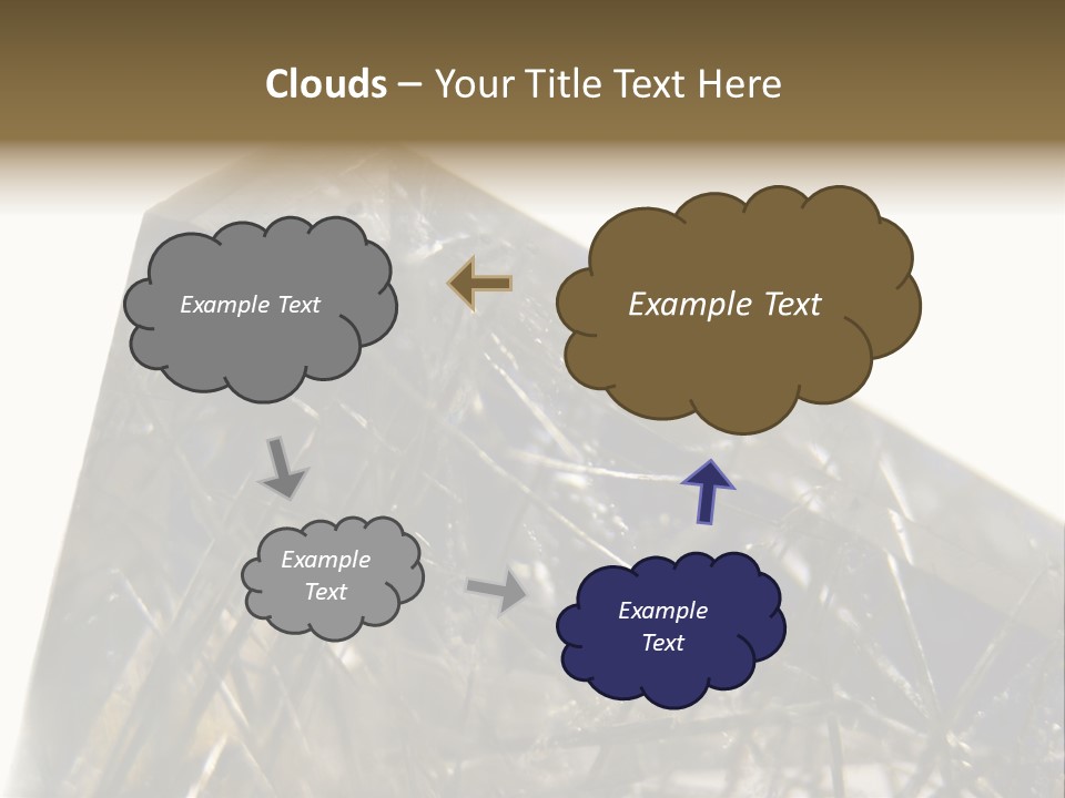 Mineral Black Close Up View PowerPoint Template