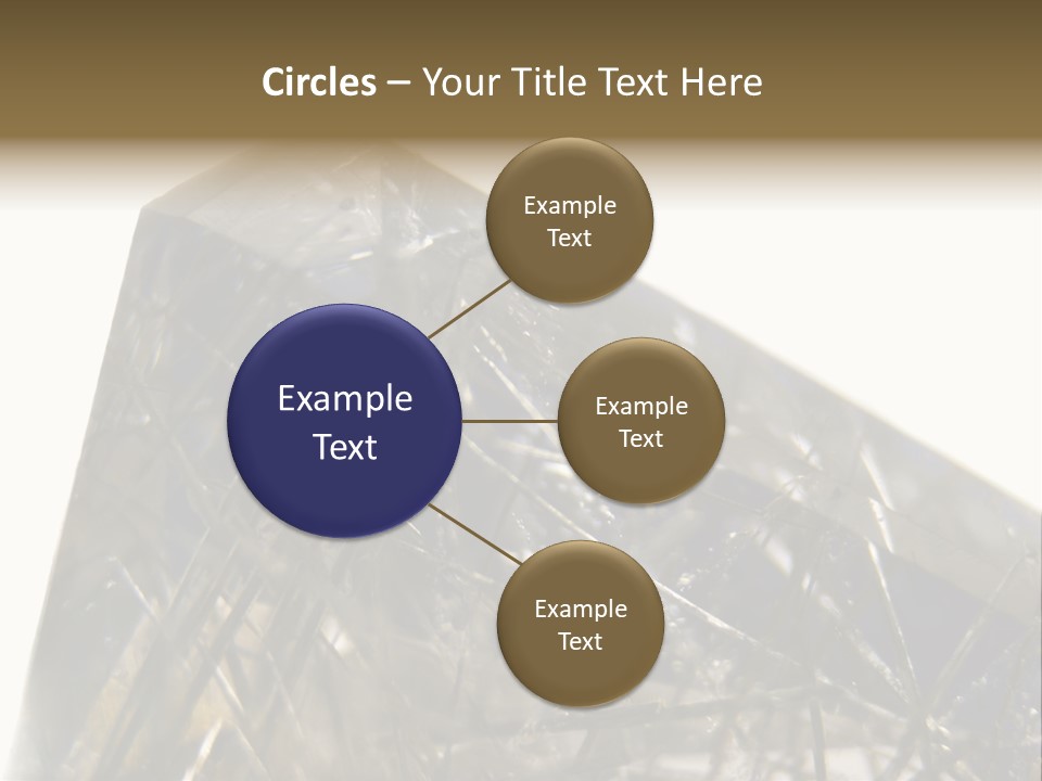 Mineral Black Close Up View PowerPoint Template