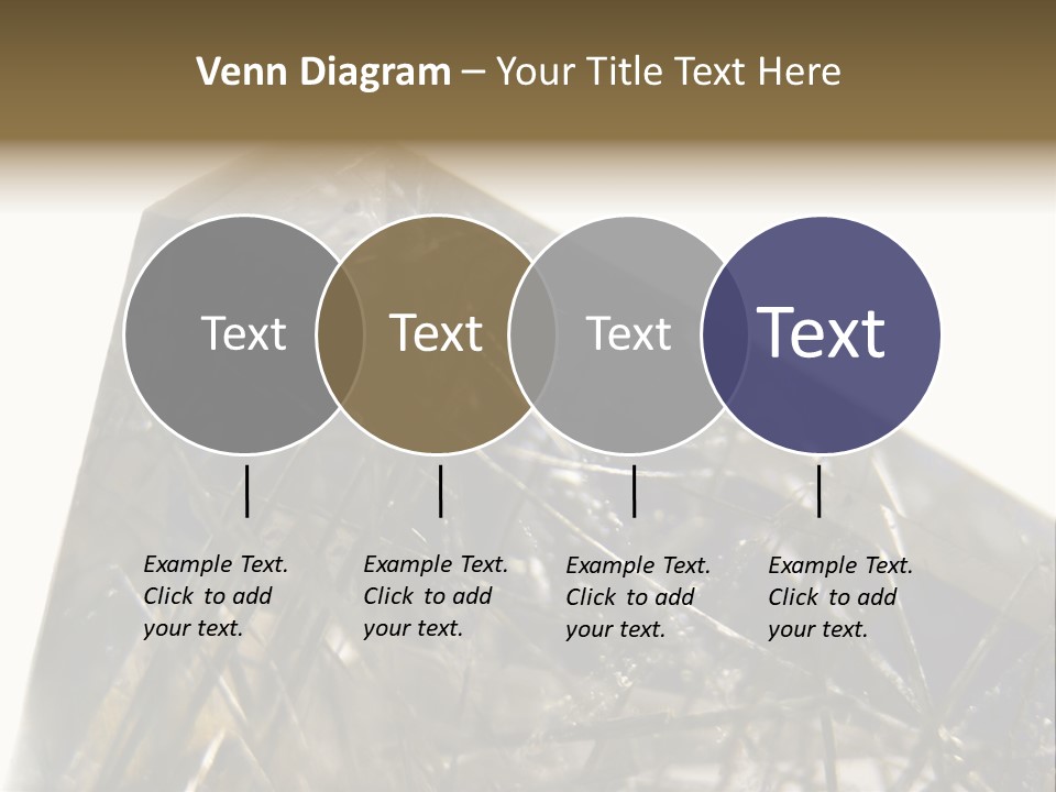 Mineral Black Close Up View PowerPoint Template