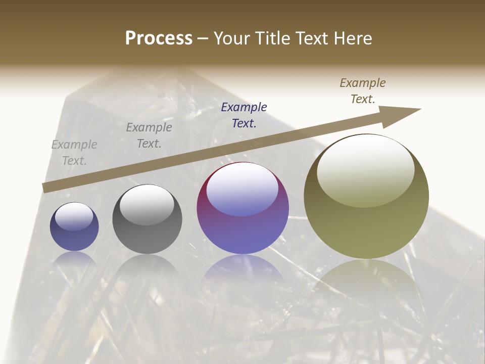 Mineral Black Close Up View PowerPoint Template