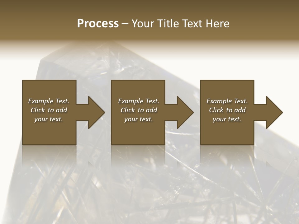 Mineral Black Close Up View PowerPoint Template