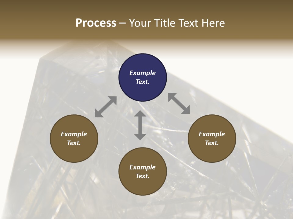 Mineral Black Close Up View PowerPoint Template
