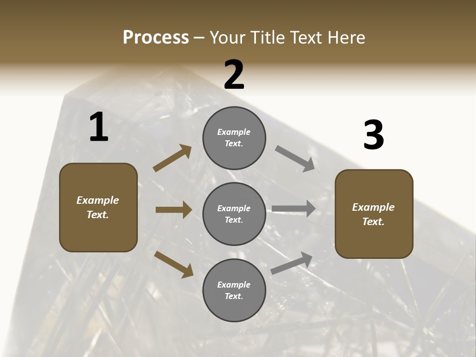 Mineral Black Close Up View PowerPoint Template