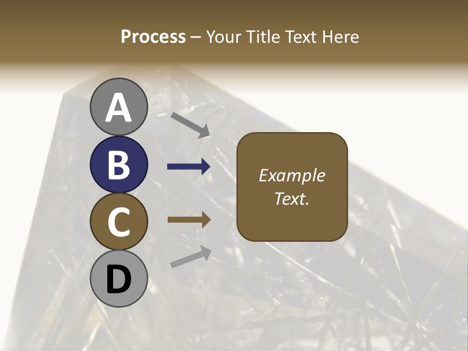 Mineral Black Close Up View PowerPoint Template