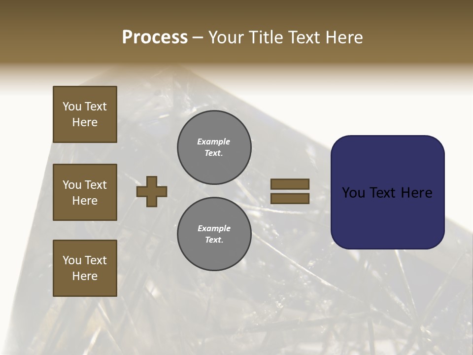 Mineral Black Close Up View PowerPoint Template