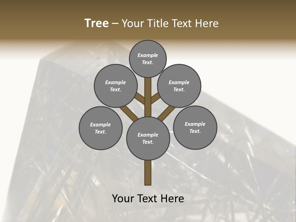 Mineral Black Close Up View PowerPoint Template